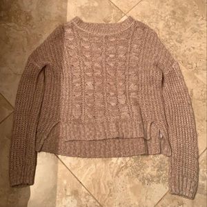 Knitted Beige Sweater